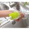 Non-Slip TPR Long Handle Bottle Washing Brush Milk Cup Mug Home Kitchen Cup Cleaning Tools