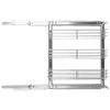 3-Tier Pull-out Kitchen Wire Basket Silver 18.5"x4.3"x22"