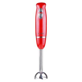 5 Core Handheld Blender, Electric Hand Blender 8-Speed 500W, Immersion Hand Held Blender Stick with Food Grade Stainless Steel Blades for Perfect Smoo (size: Red Stick)