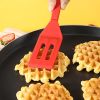 1pc Silicone Spatula; Non-stick Baking Spatula; Heat Resistant Cookie Spatula; Mini Slotted Serve Turner For Flip Egg; Kitchen Tools